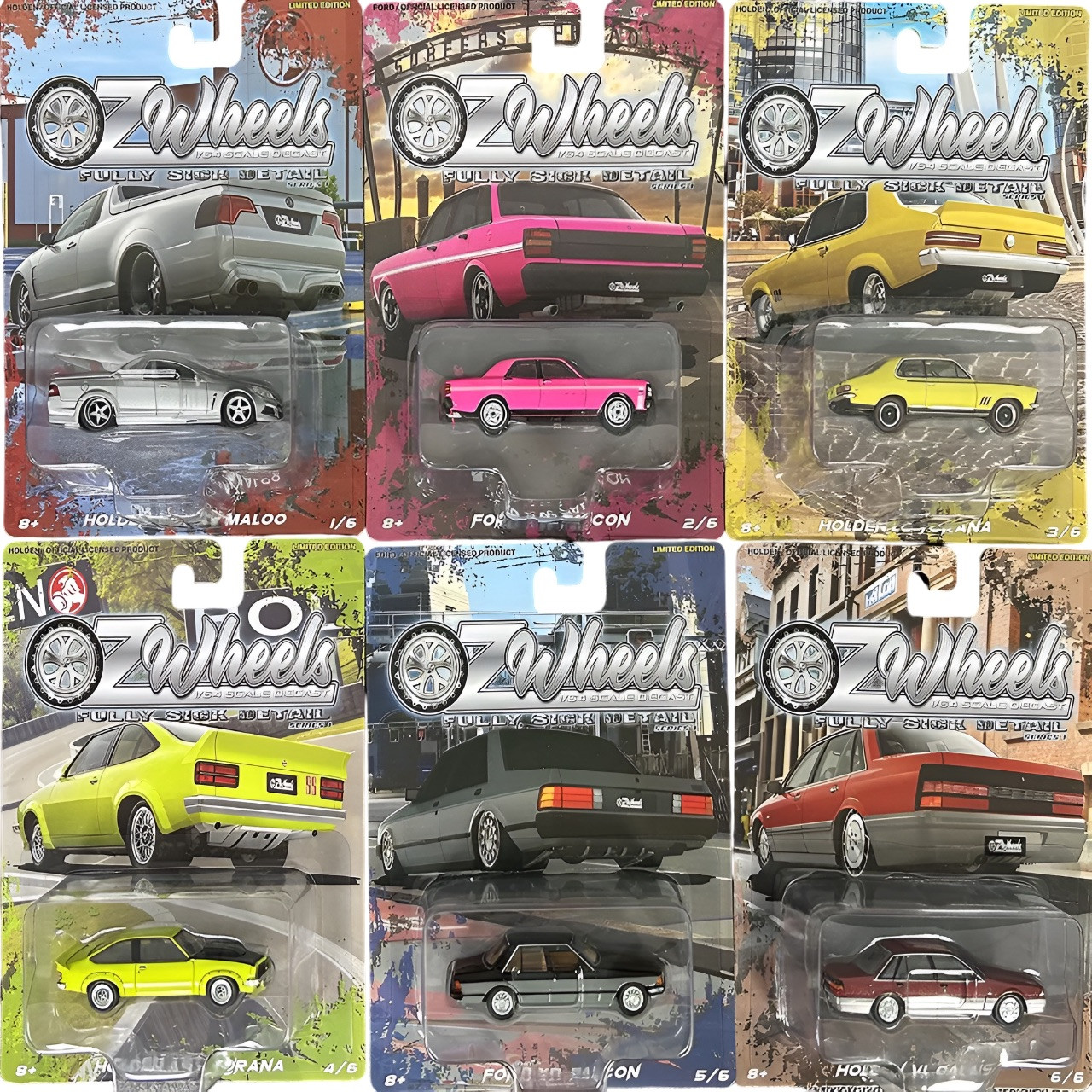 Oz Wheels 1:64 Fully Sick Detail Series 1 Oz Wheels 1:64 Fully Sick Detail Series 1