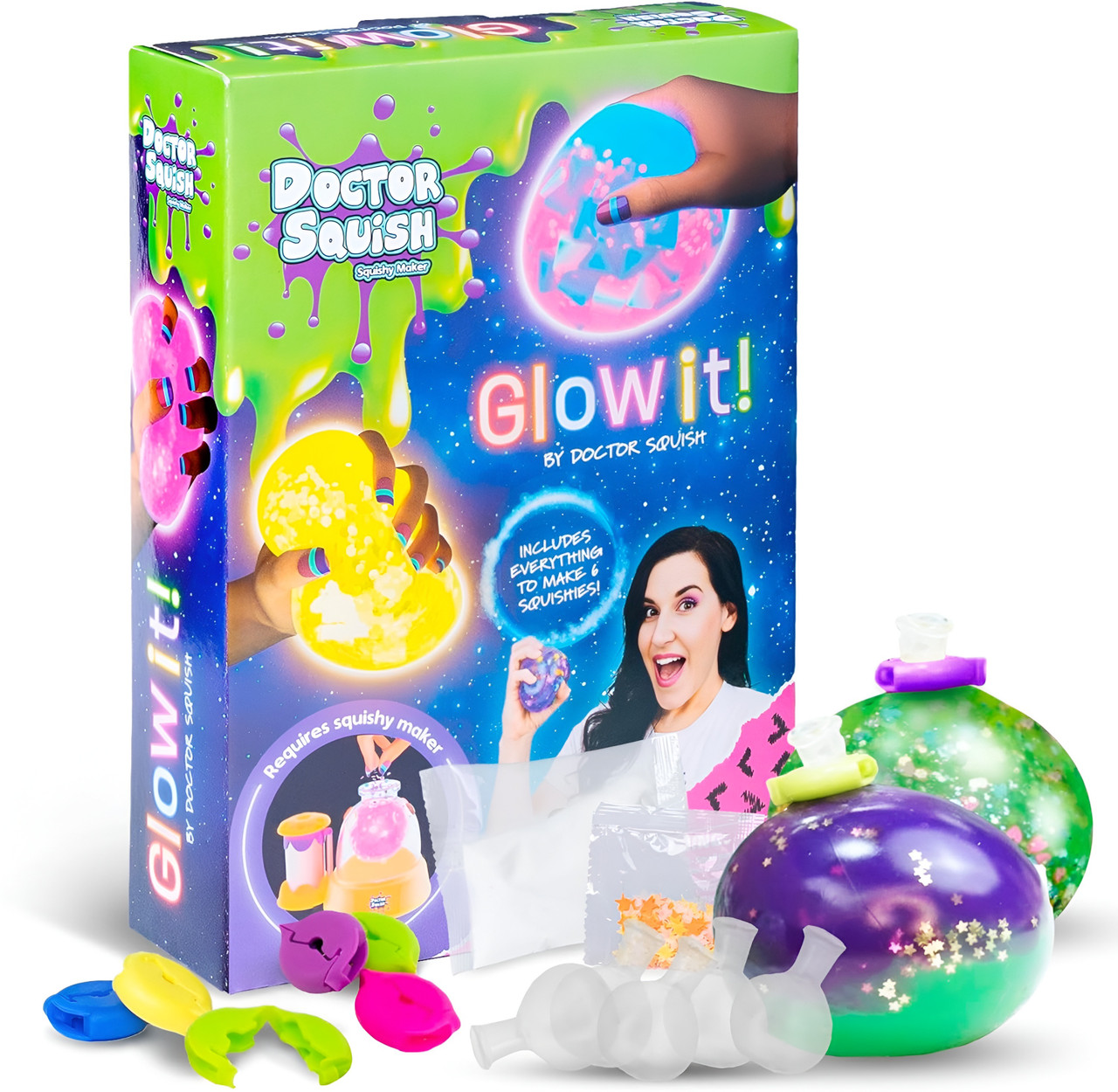 Doctor Squish Squishy Refill Pack Glow Edition Doctor Squish Squishy Refill Pack Glow Edition