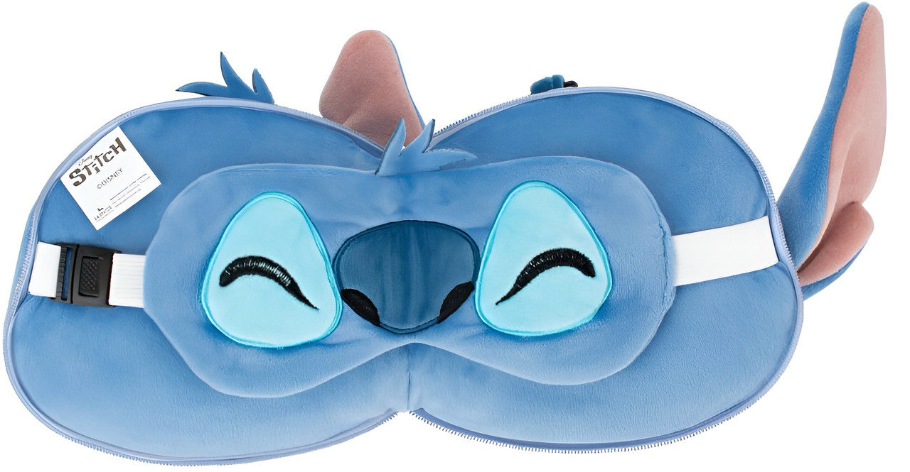 Relaxeazzz Disney Stitch Travel Pillow & Eye Mask Set Relaxeazzz Disney Stitch Travel Pillow & Eye Mask Set