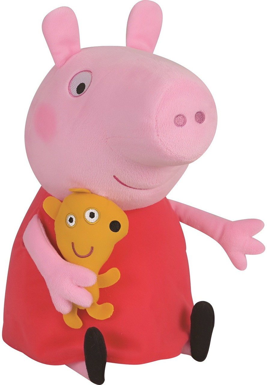 Peppa Pig with Teddy Plush in Platform