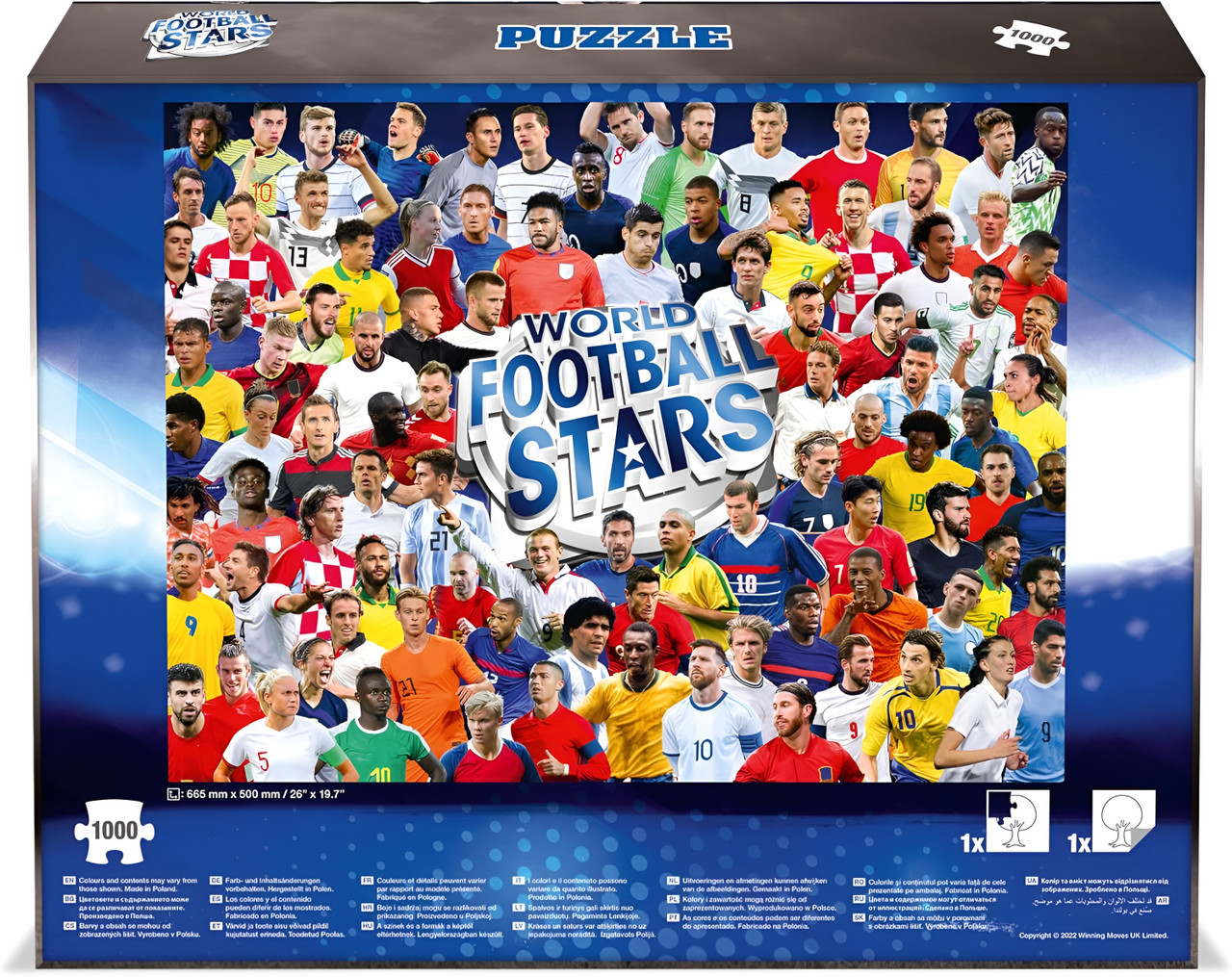 World Football Stars 1000PC Jigsaw Puzzle