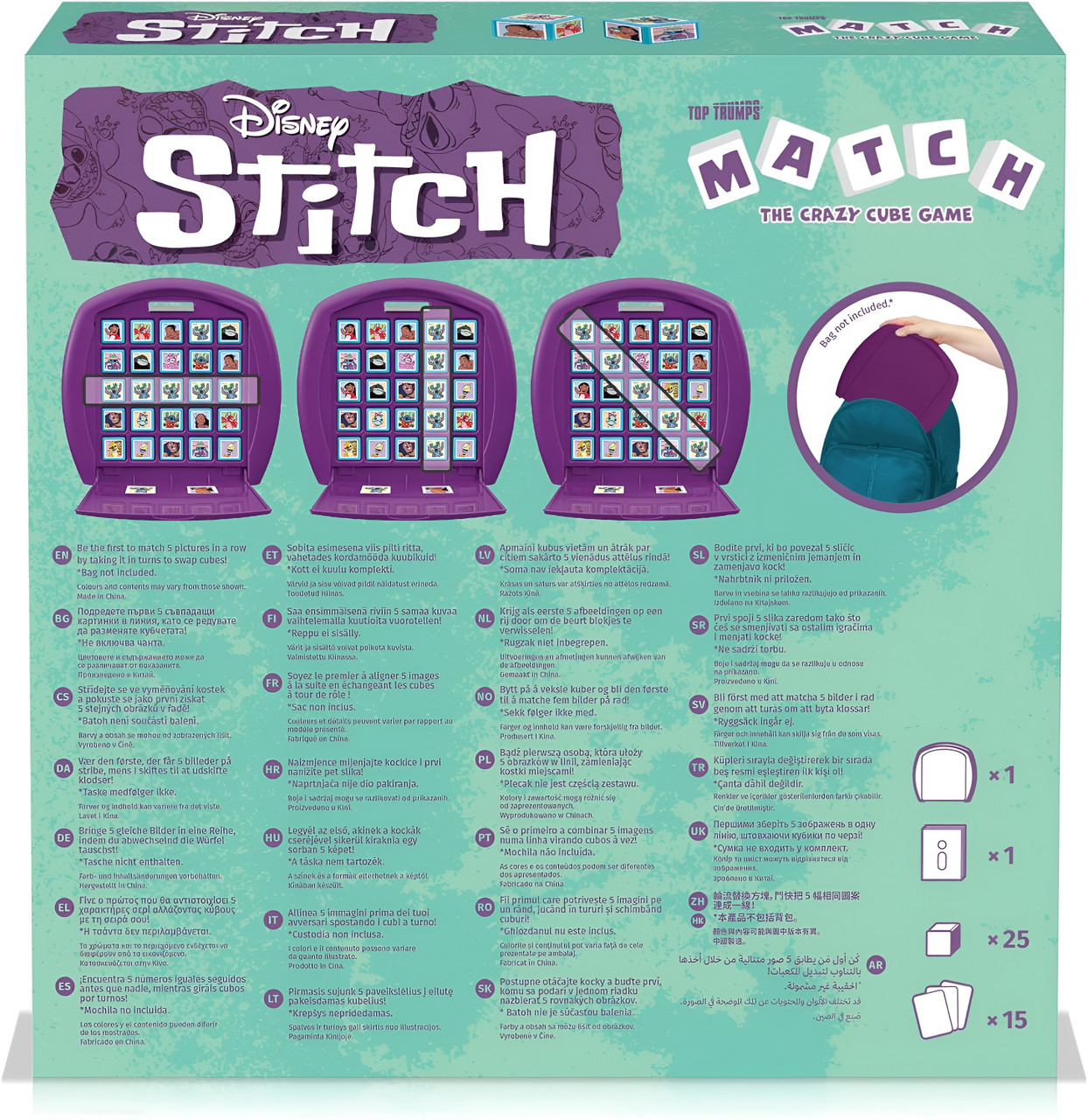 Disney Stitch Top Trumps Match Game