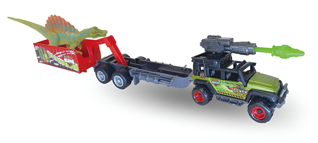 Dino Park Dinosaur and Vehicle with Trailer 