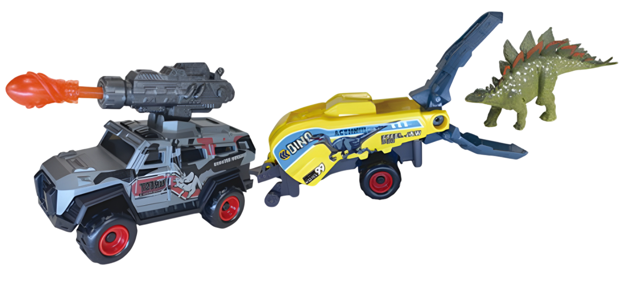 Dino Park Dinosaur and Vehicle with Trailer 