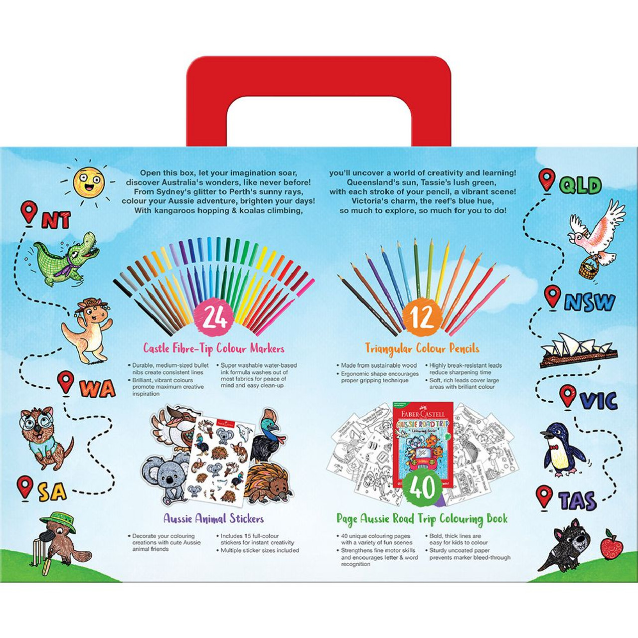 Faber-Castell Aussie Road Trip Activity Set Faber-Castell Aussie Road Trip Activity Set