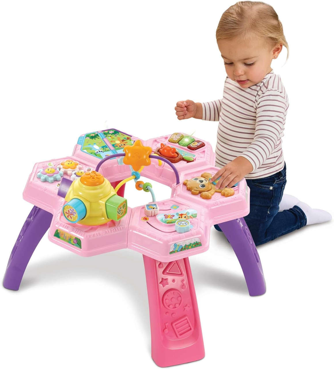VTech Busy Bee Activity Table Pink
