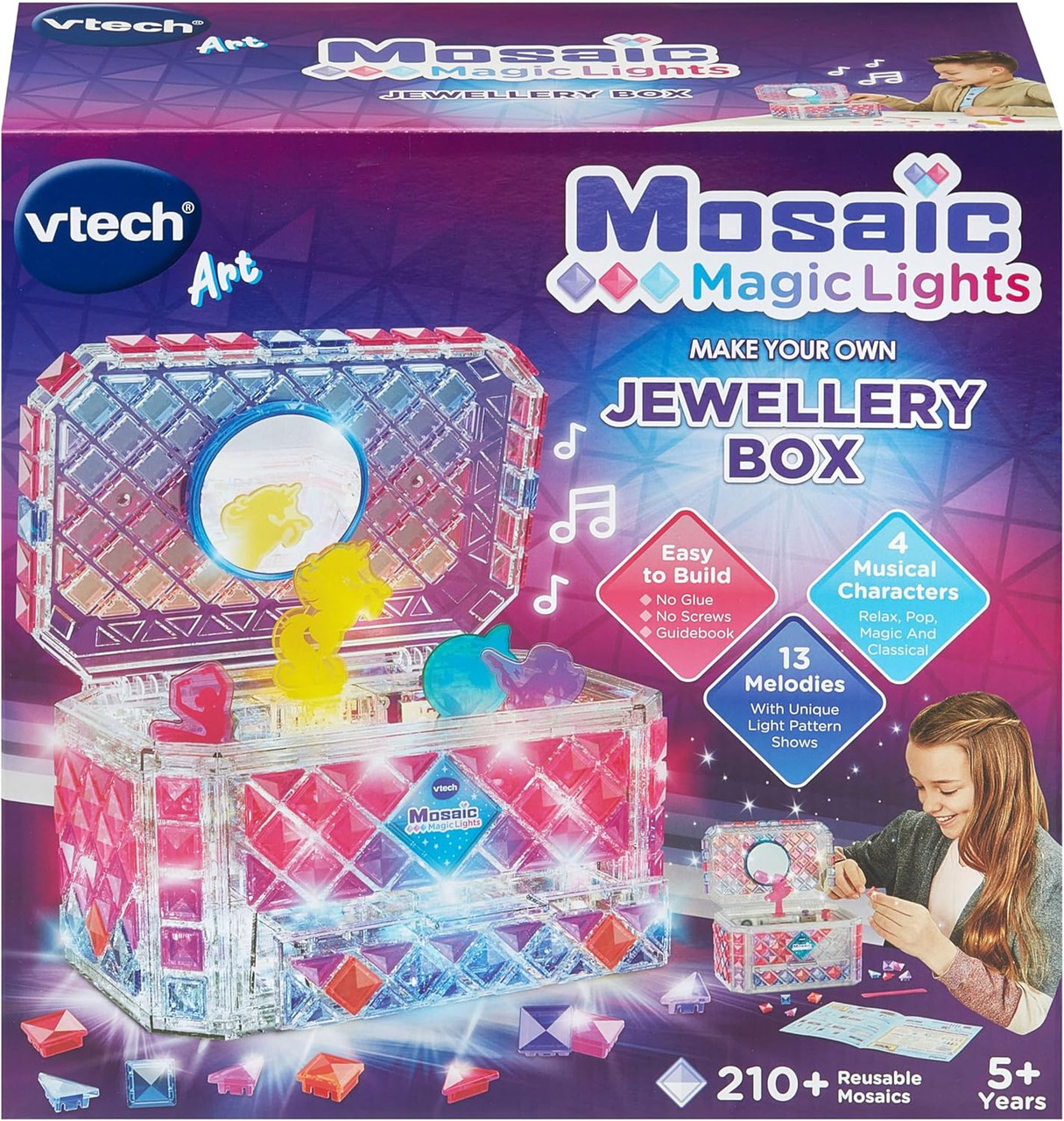 VTech Mosaic Magic Lights Jewellery Box