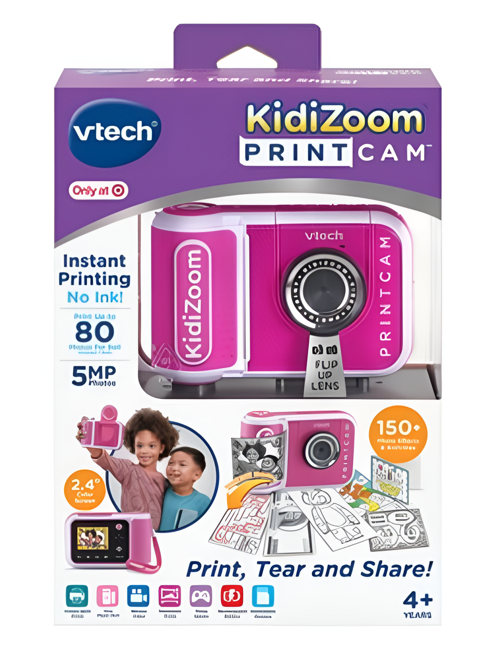 VTech KidiZoom PrintCam Pink