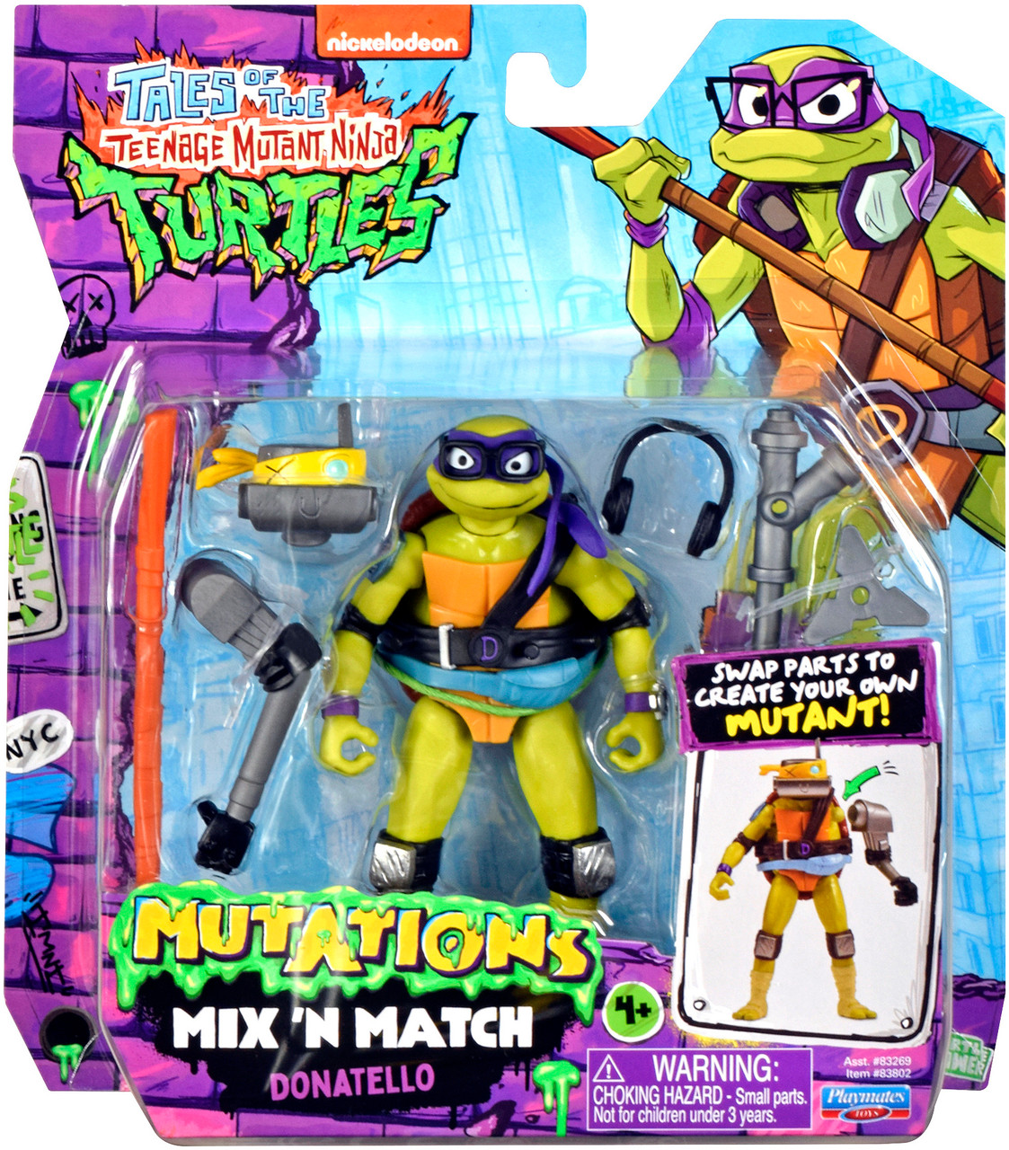 Teenage Mutant Ninja Turtles TV Basic Figure Mix n Match