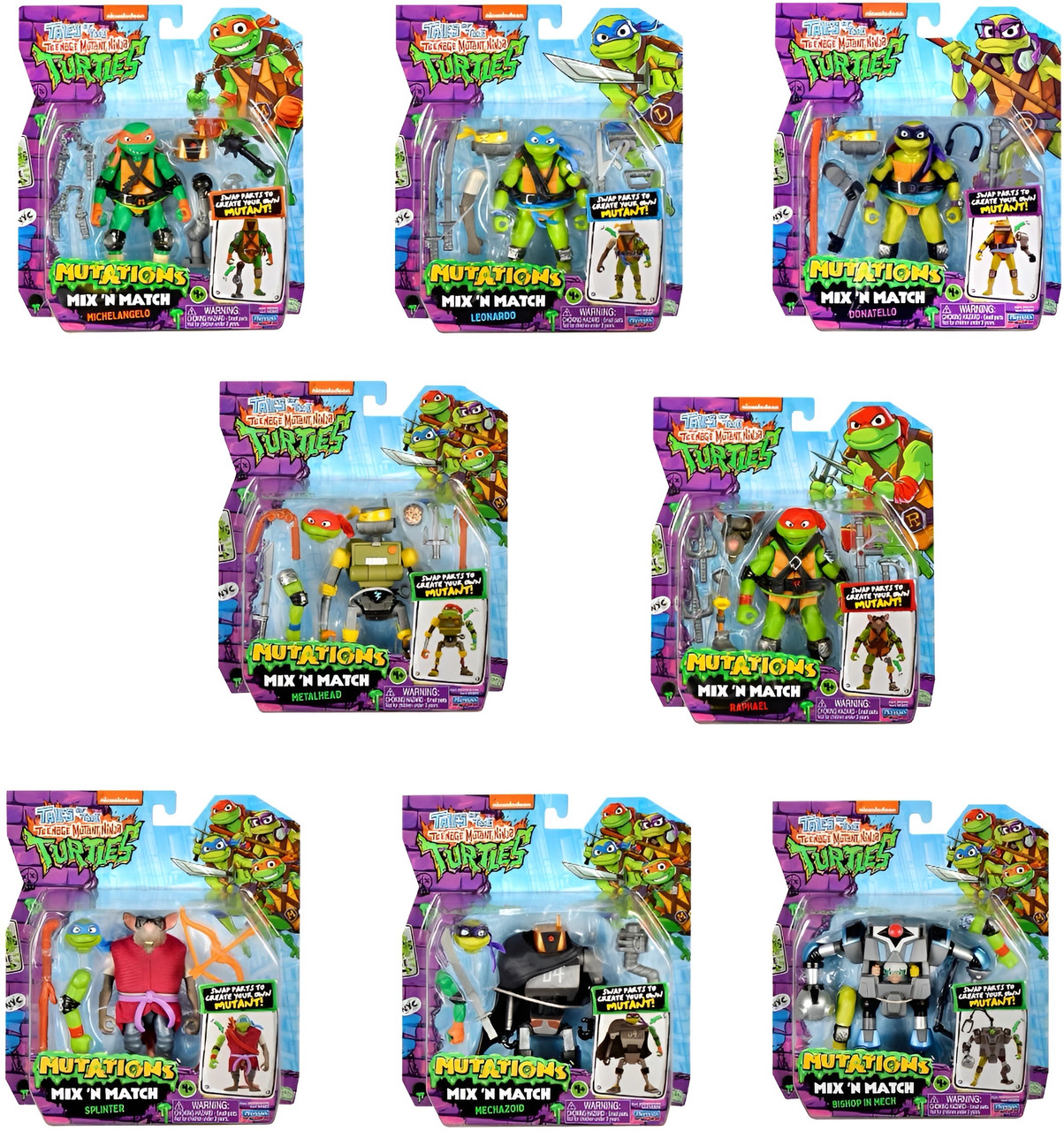 Teenage Mutant Ninja Turtles Basic Figure Mix n Match