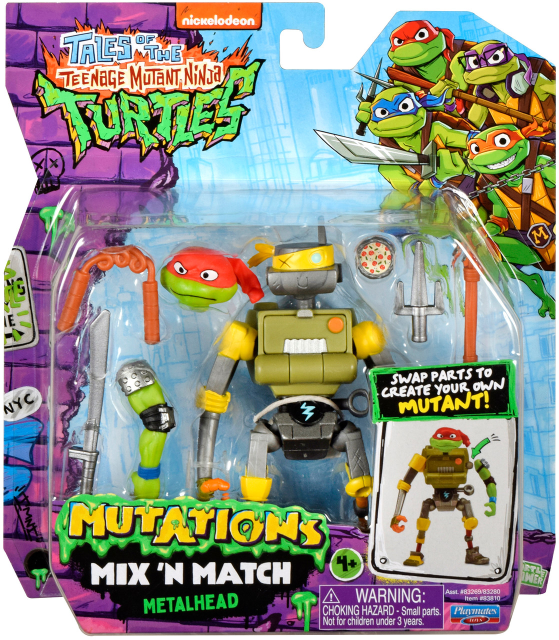 Teenage Mutant Ninja Turtles Basic Figure Mix n Match