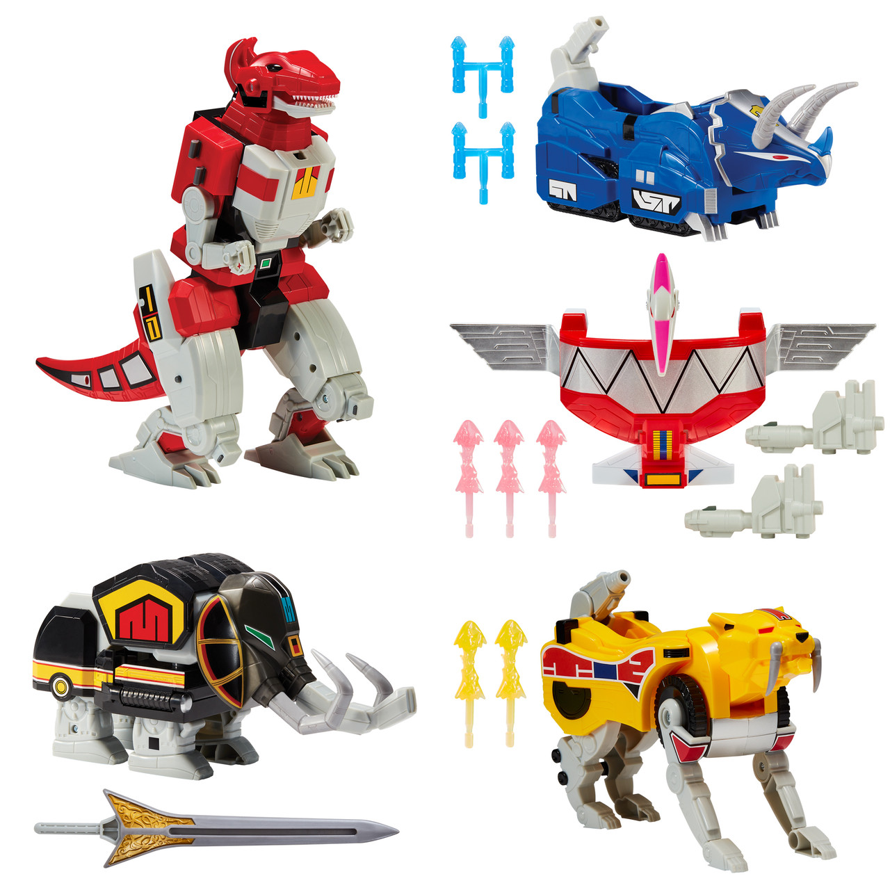 Power Rangers Combinable Dinozord 5-Pack