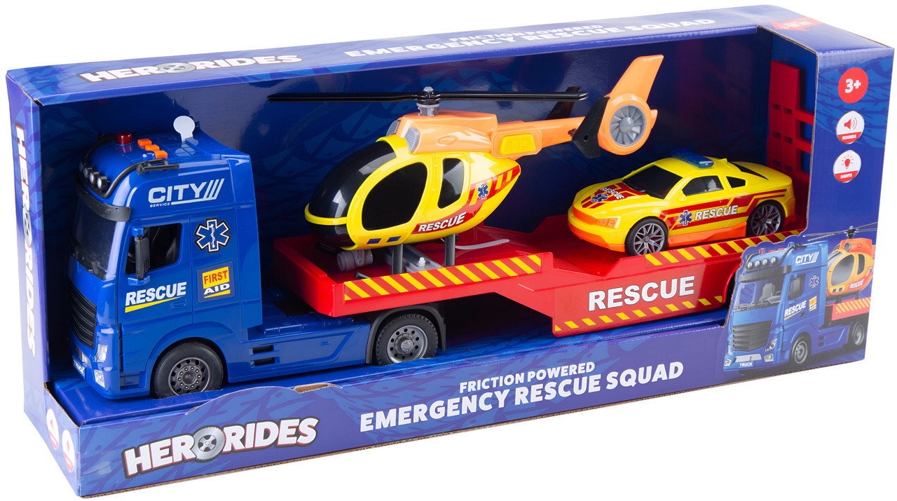 Hero Rides - Friction Powered Emergency Rescue Squad