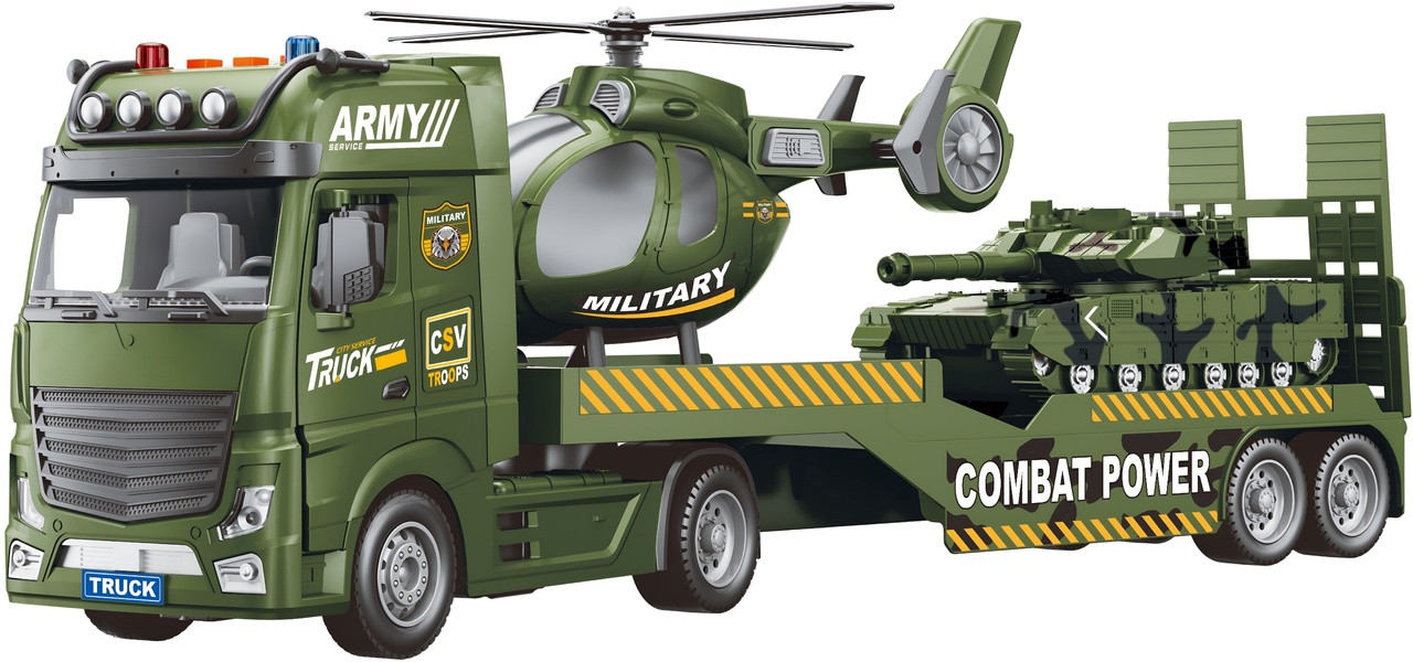 Hero Rides - Friction Powered Tactical Military Convoy