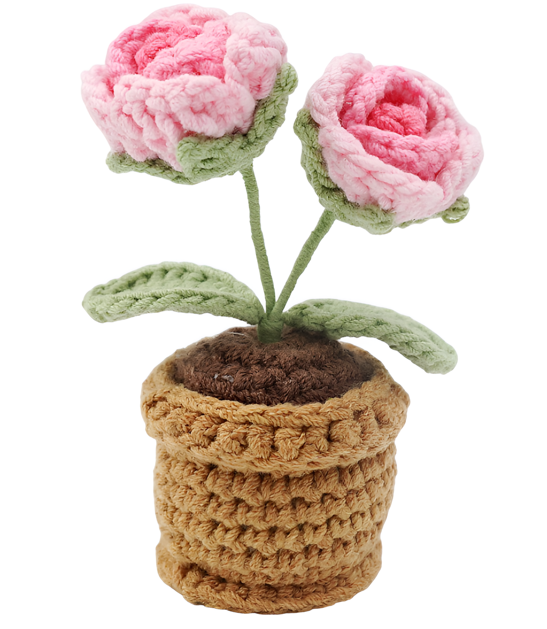 Crochet Pink Roses