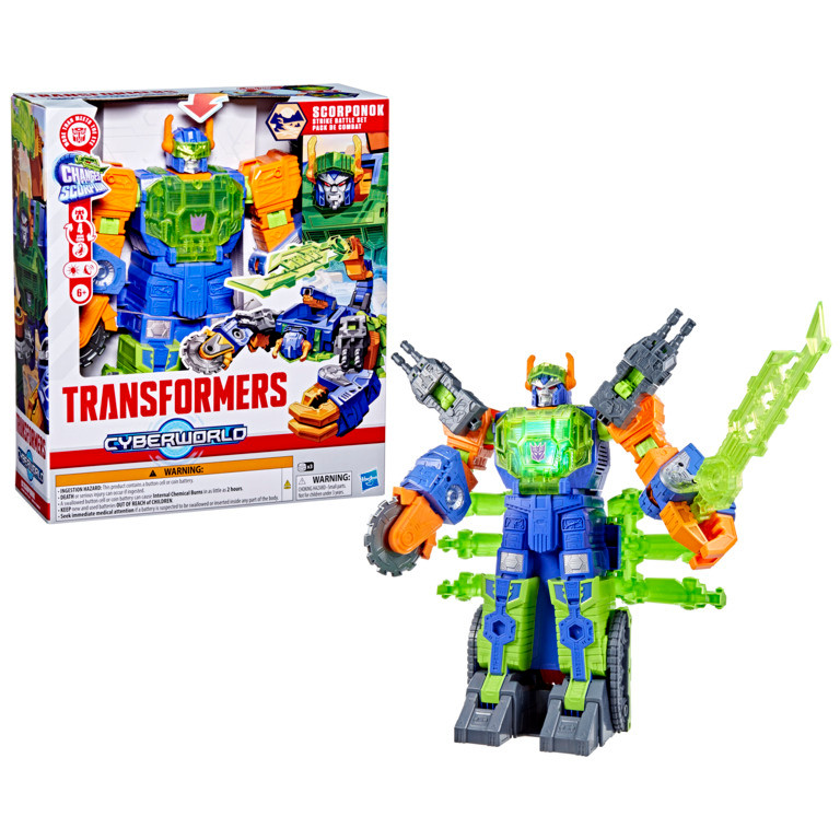Transformers CYBERWORLD Scorponok StrikeBattle Set