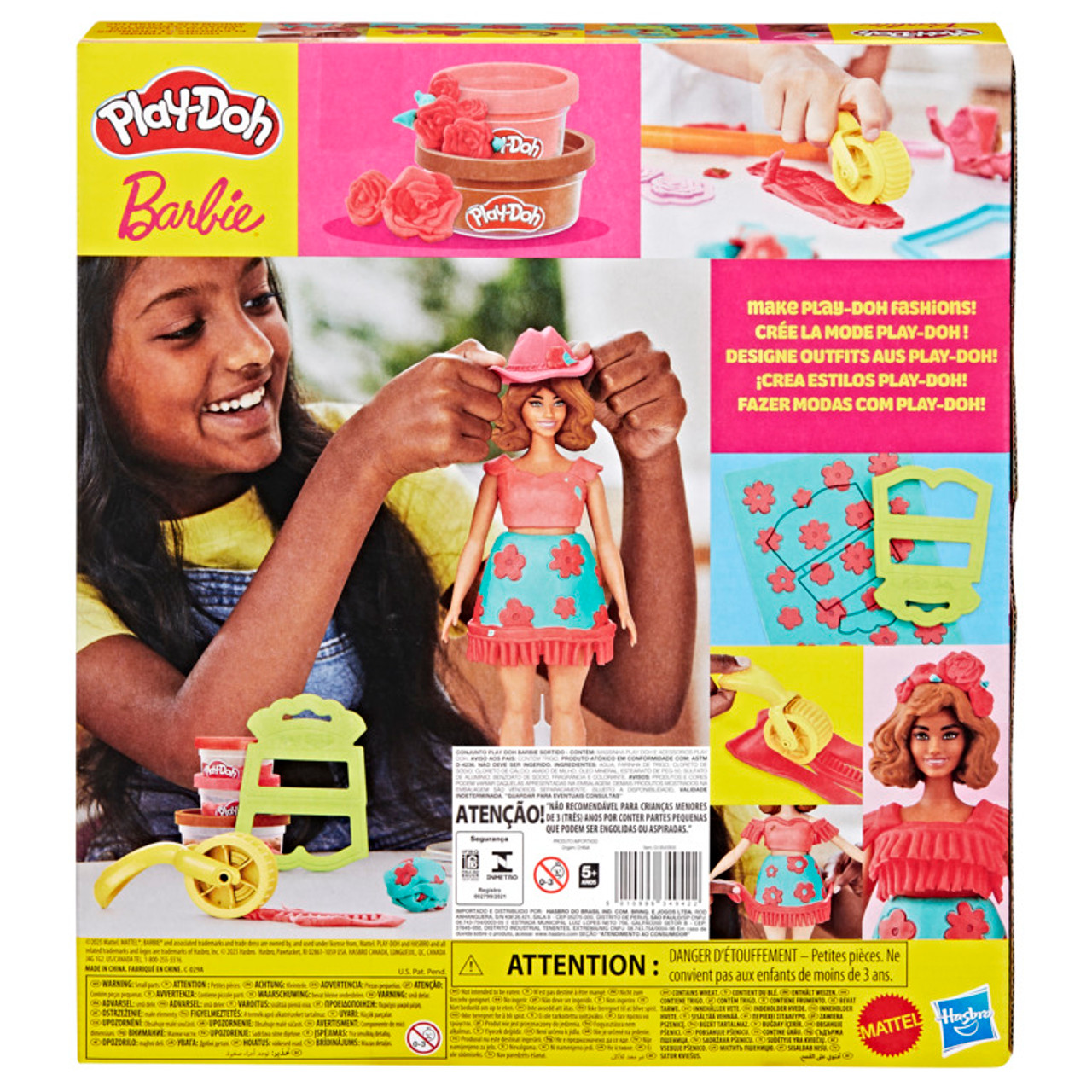 Play-Doh Barbie Florals and Fringe Doll Set