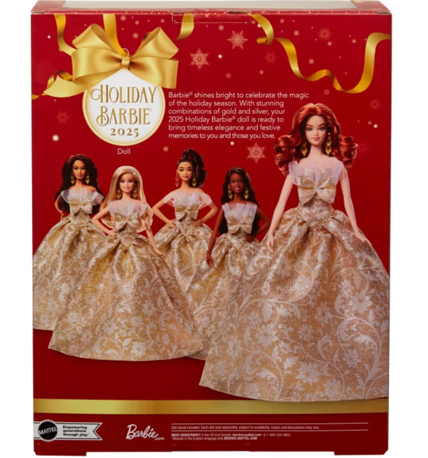 Barbie Signature 2025 Holiday Barbie Fashion Doll - Red Hair