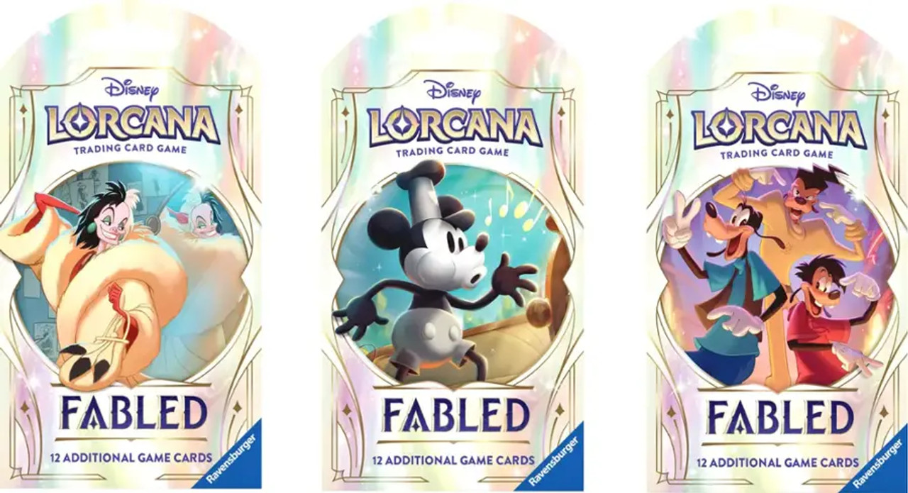 Disney Lorcana Fabled Sleeved Booster