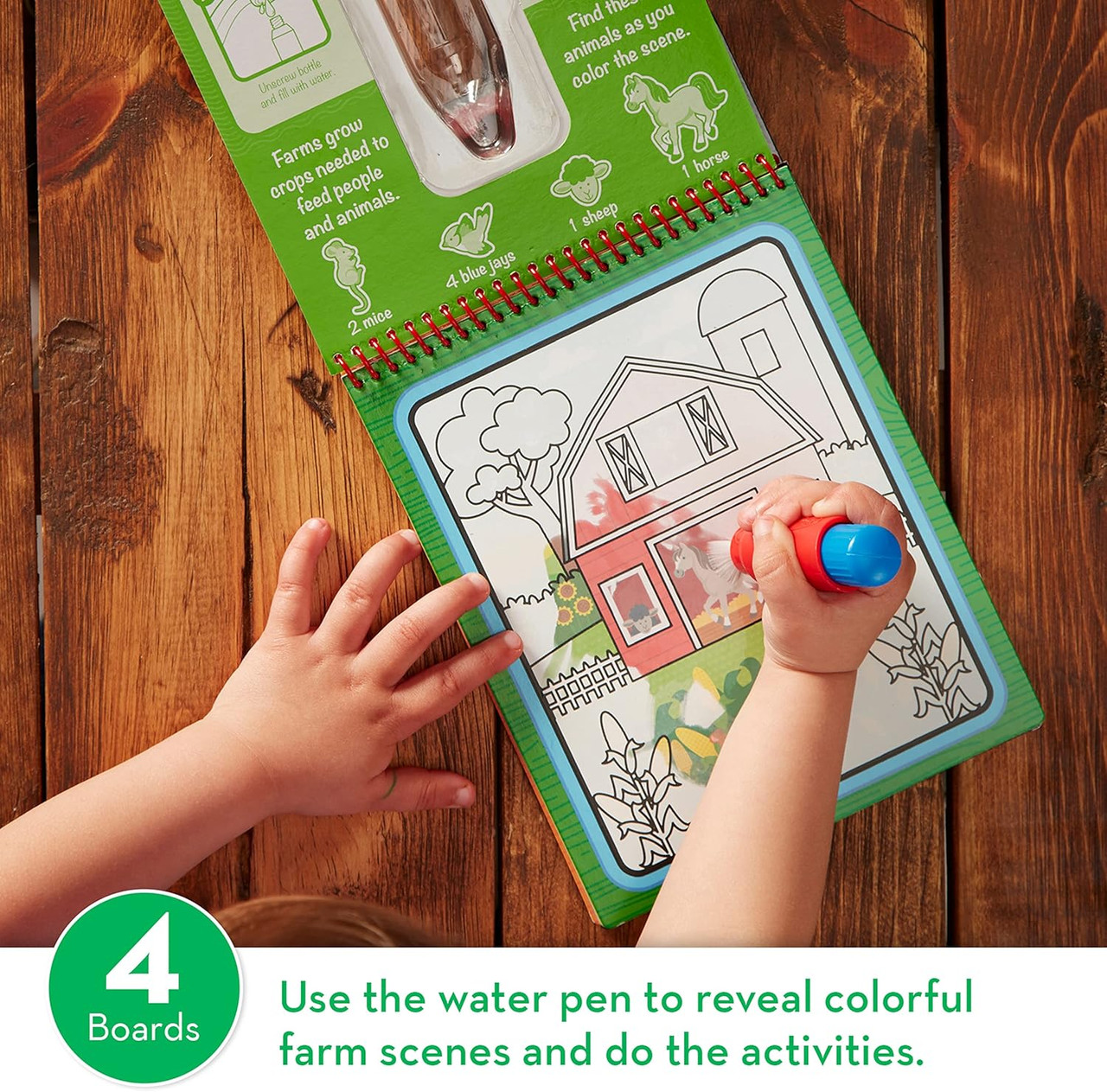 Melissa & Doug On The Go Water Wow! On The Farm Melissa & Doug On The Go Water Wow! On The Farm