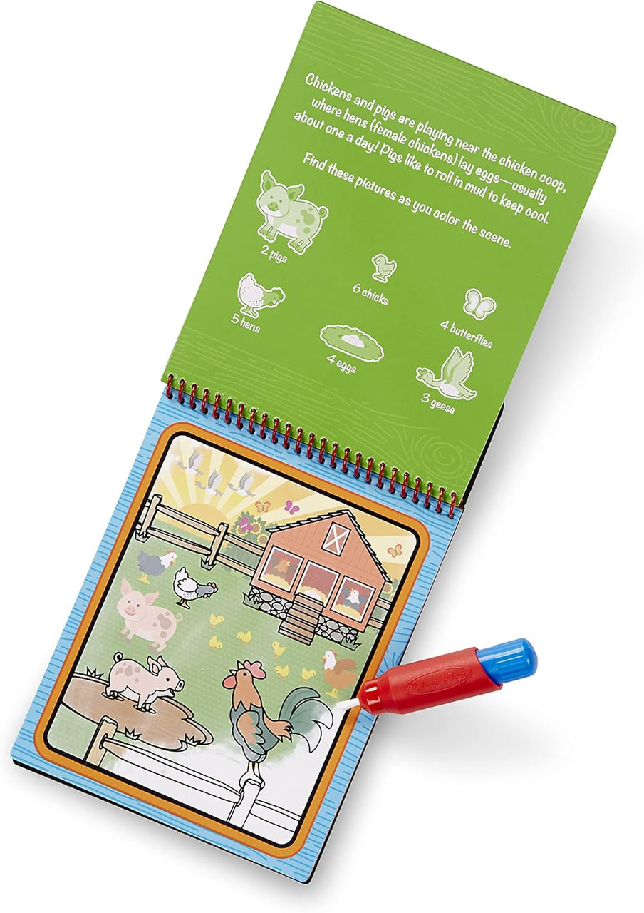 Melissa & Doug On The Go Water Wow! On The Farm Melissa & Doug On The Go Water Wow! On The Farm