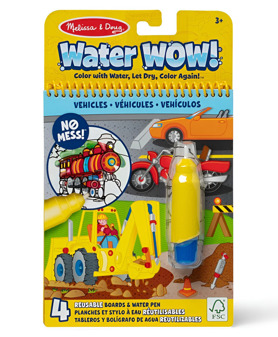 Melissa & Doug On the Go Water WOW!® Water Reveal Pad Vehicles Melissa & Doug On the Go Water WOW!® Water Reveal Pad Vehicles