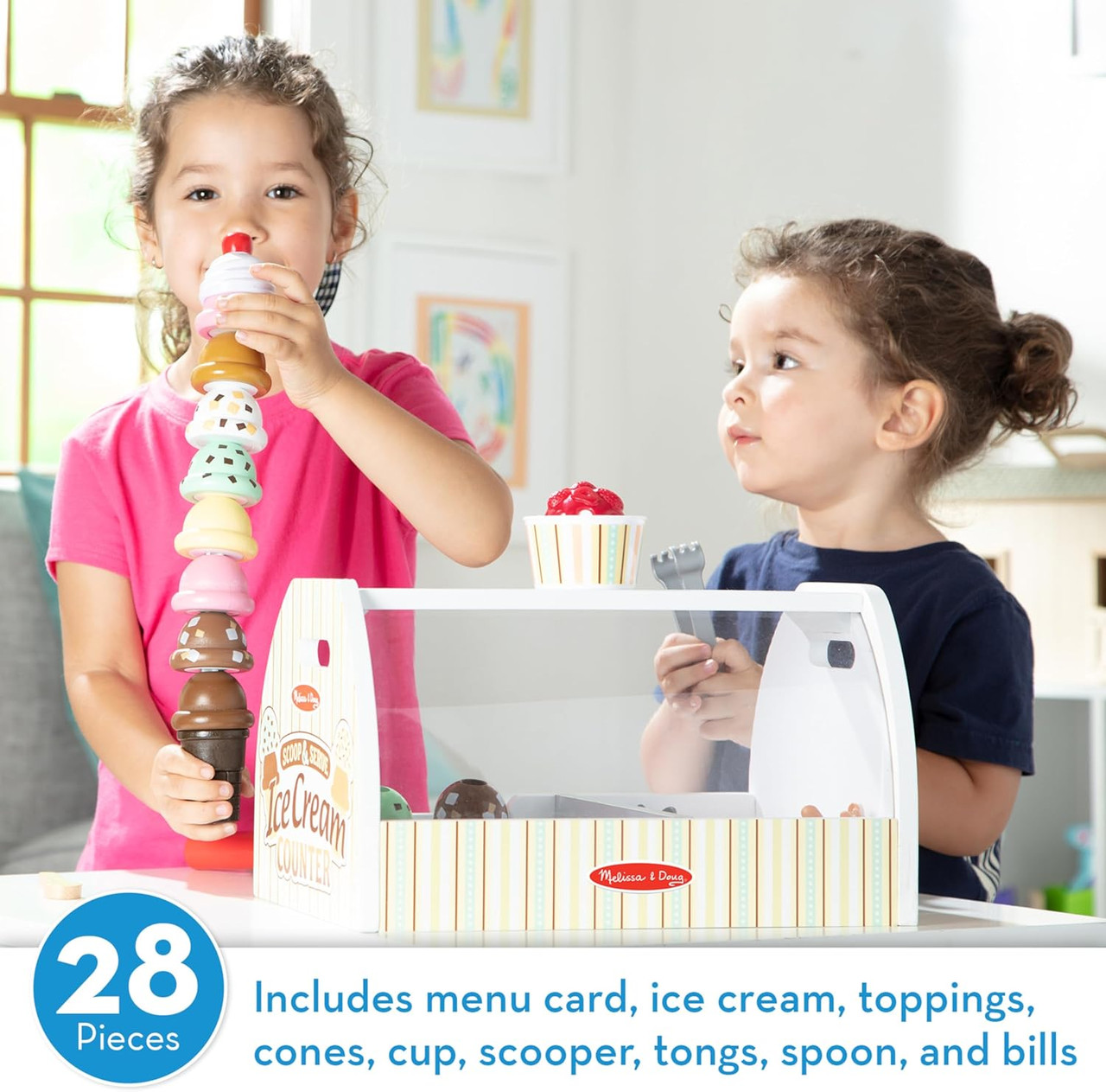 Melissa & Doug Scoop & Serve Ice Cream Counter Melissa & Doug Scoop & Serve Ice Cream Counter