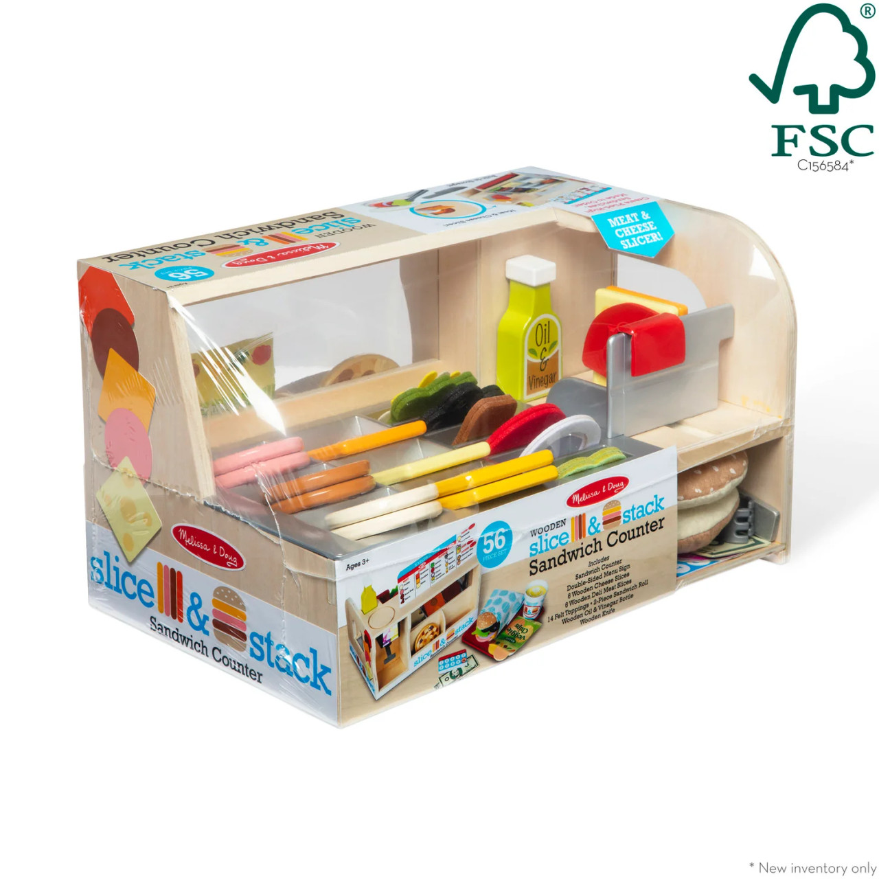 Melissa & Doug Slice & Stack Sandwich Counter Melissa & Doug Slice & Stack Sandwich Counter