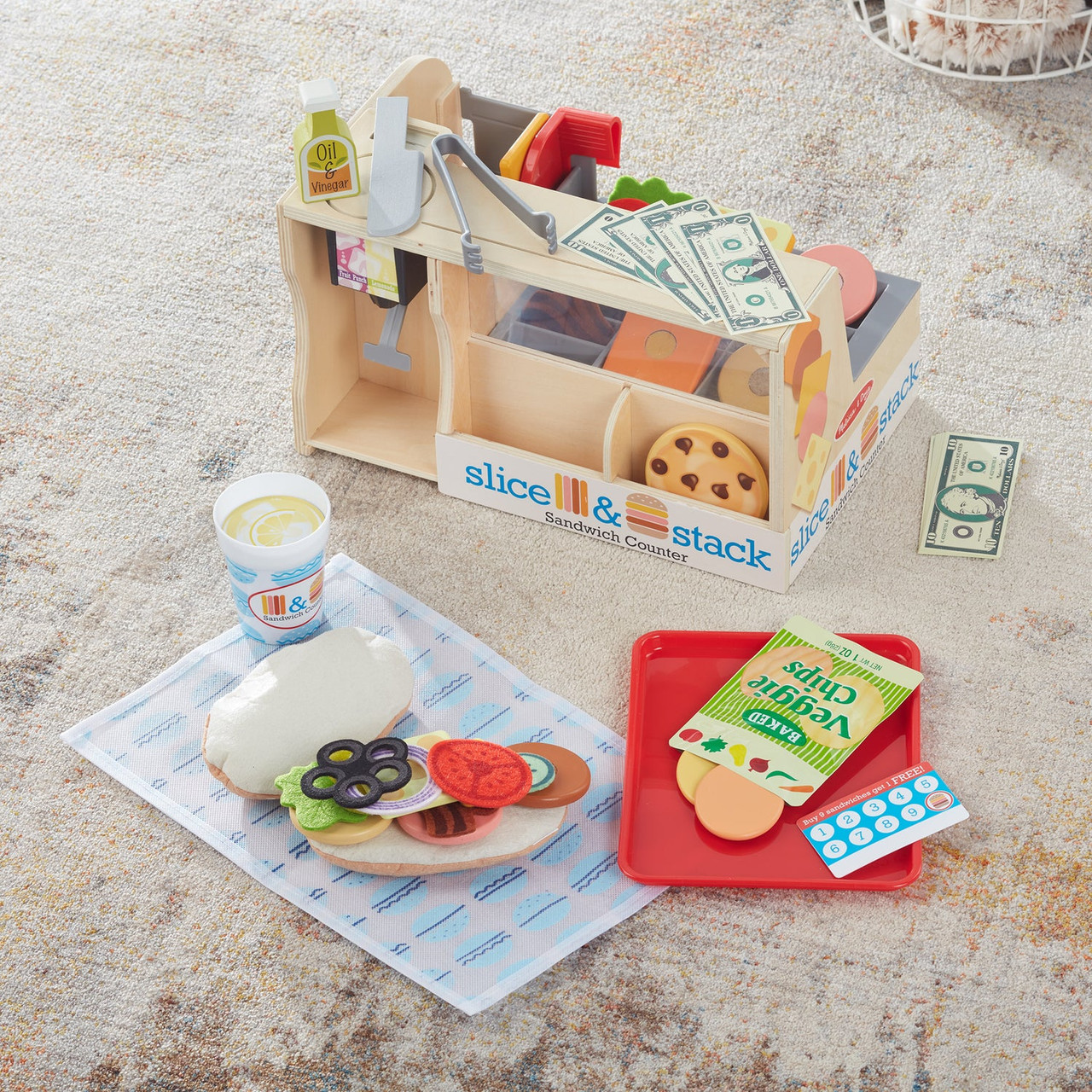 Melissa & Doug Slice & Stack Sandwich Counter Melissa & Doug Slice & Stack Sandwich Counter