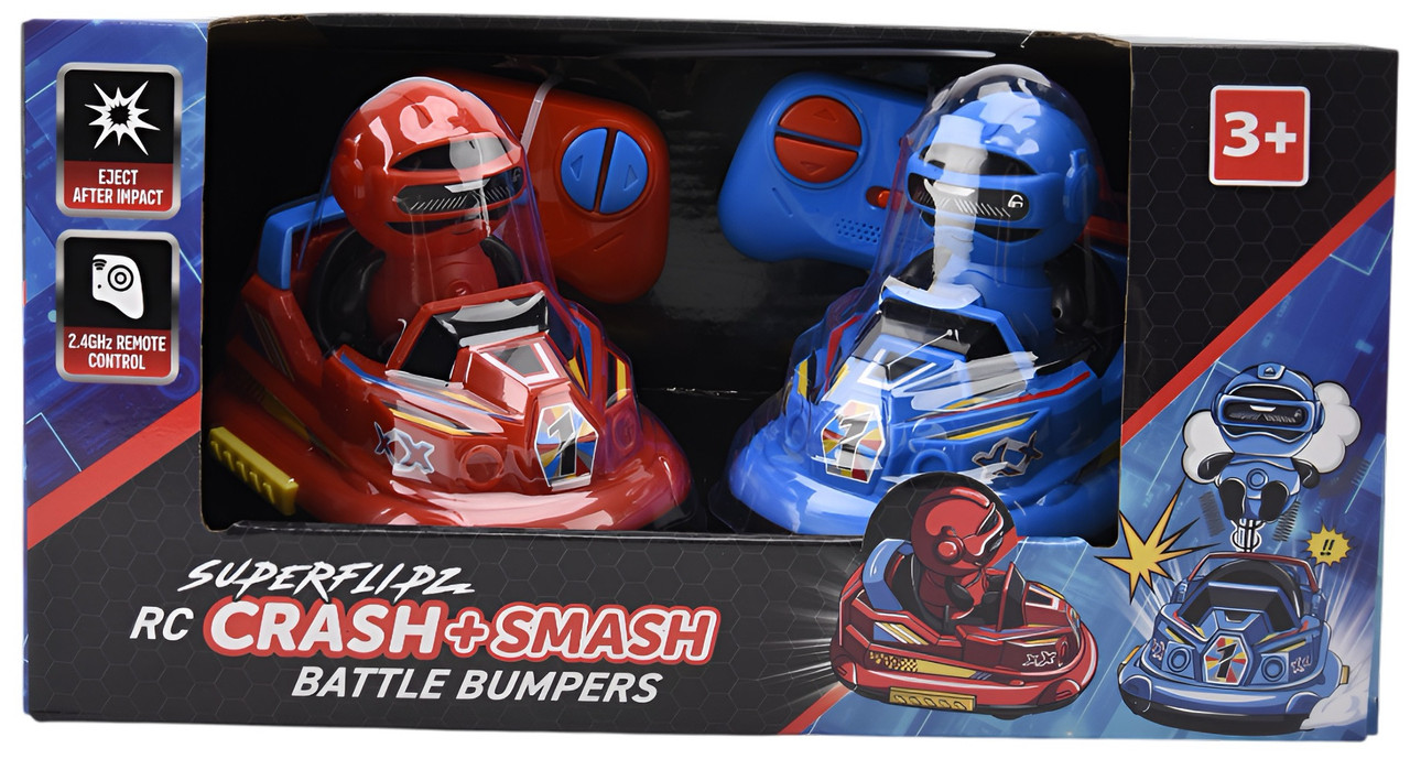 Superflipz - RC Bumper Car Two Pack