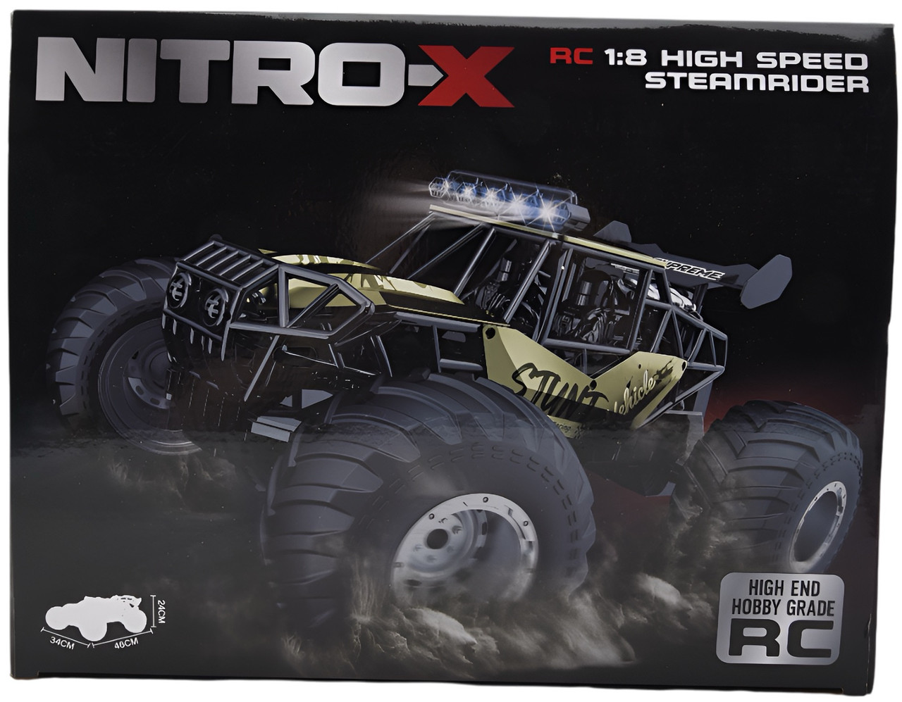 Driftway - Nitro-X RC 1:18 High Speed Steamerider