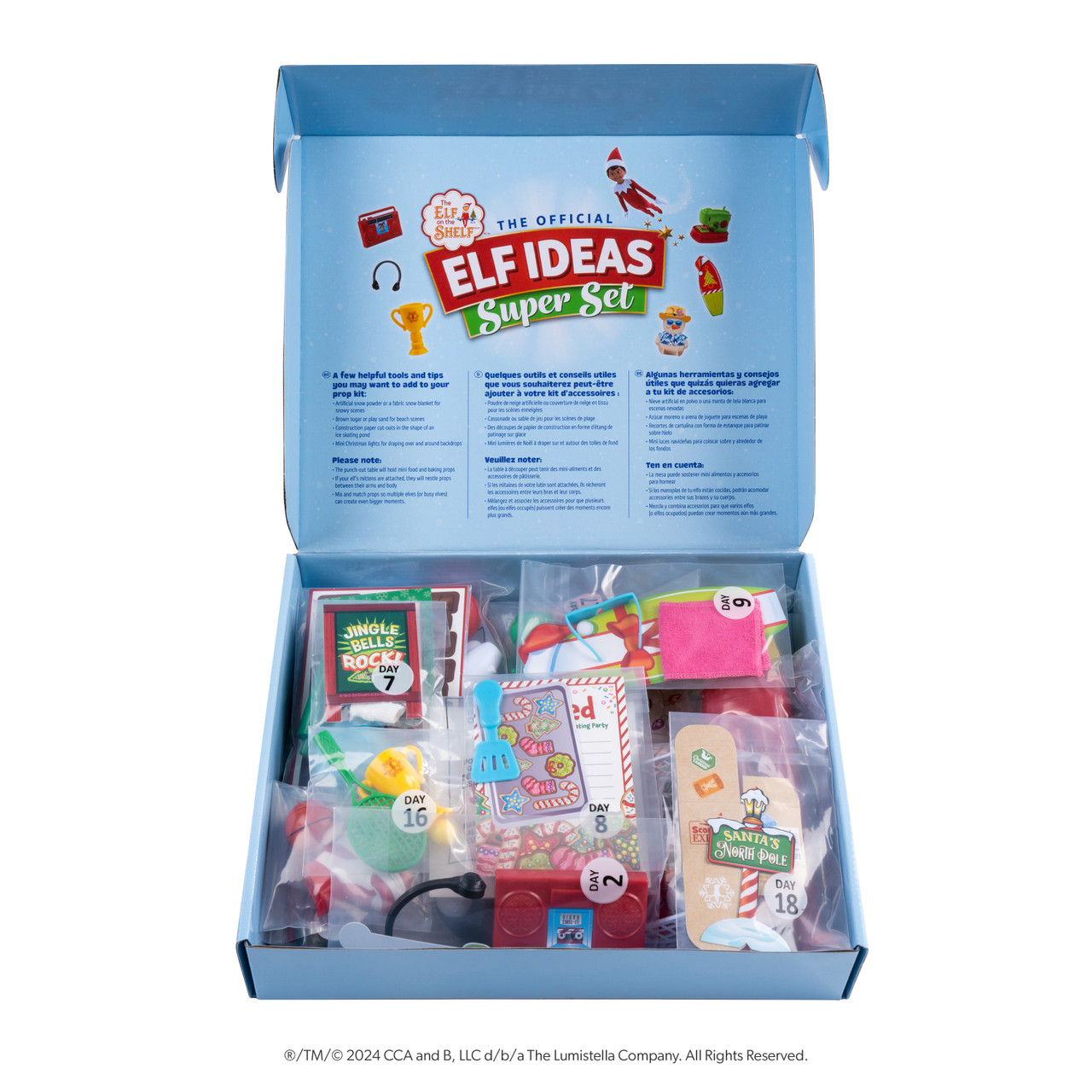 The Elf on the Shelf - Polar Props Elf Ideas Super Set
