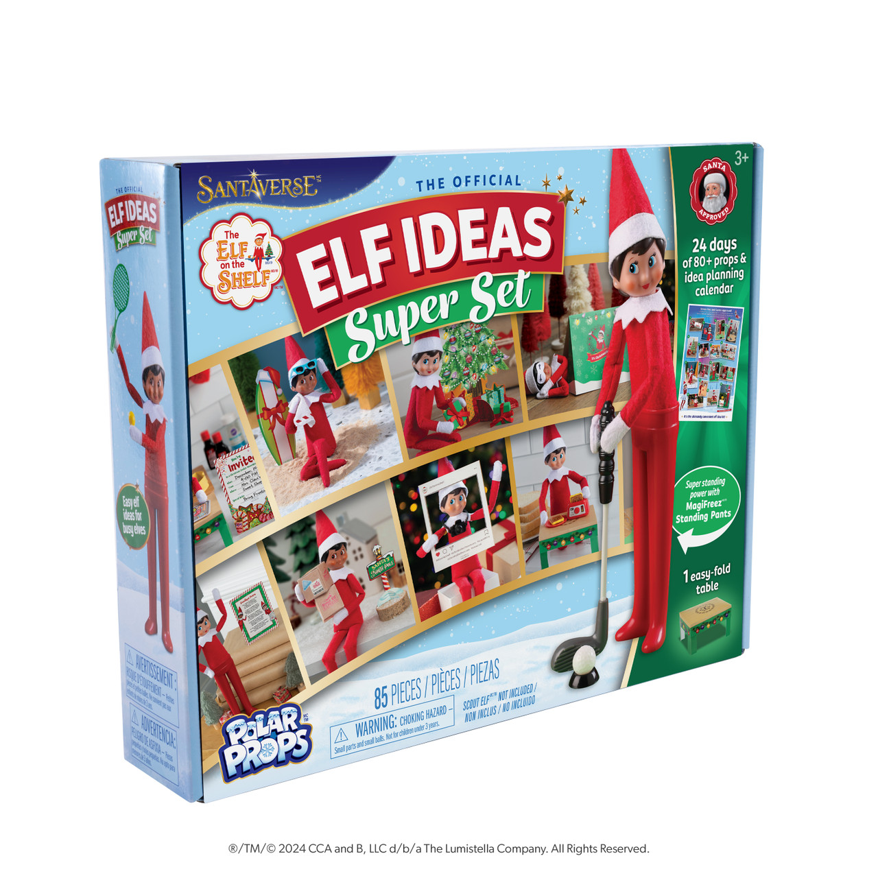 The Elf on the Shelf - Polar Props Elf Ideas Super Set