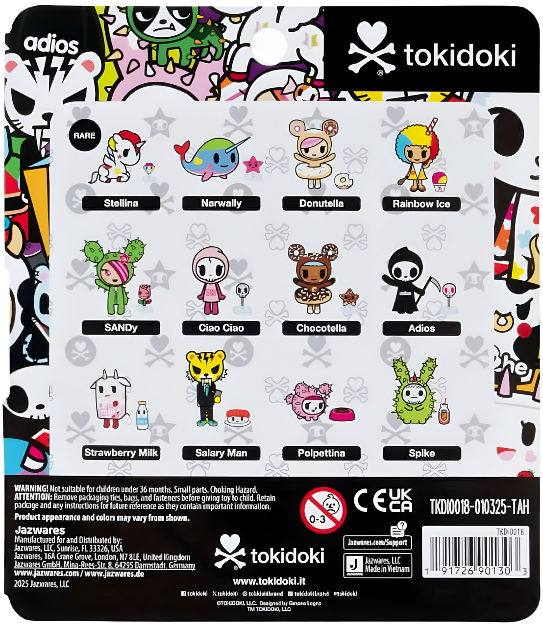 Tokidoki 2" Mystery Friends - Series 1