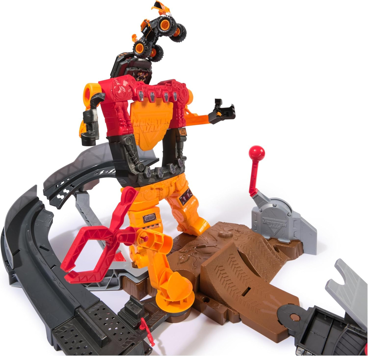 Monster Jam 1:64 Smash & Bash Smashbot Playset Monster Jam 1:64 Smash & Bash Smashbot Playset