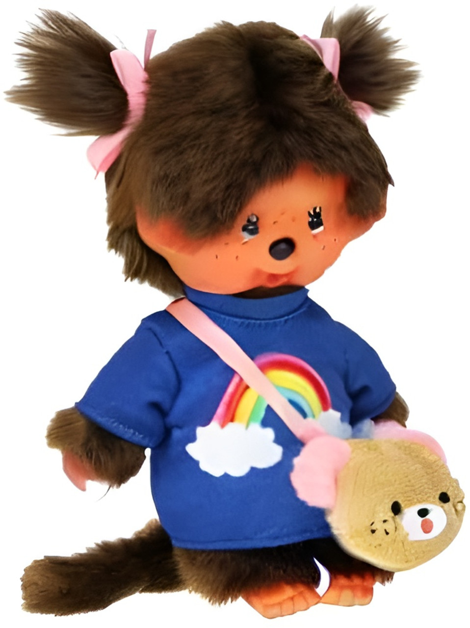 Monchhichi Girl with Kawai Messenger Bag Plush Doll
