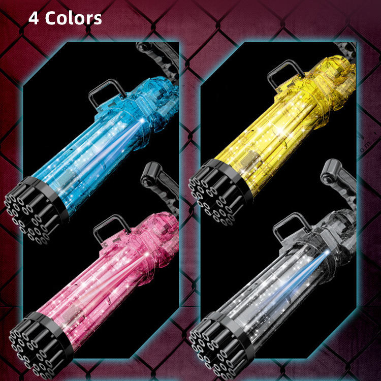 Electric Bubble Gun Machine 21 Holes 