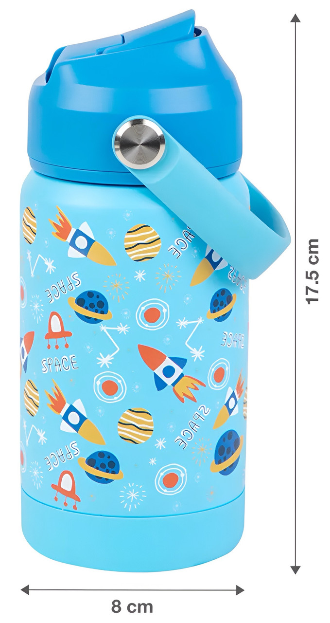 Galactic Adventures 350ml Metal Drink Bottle