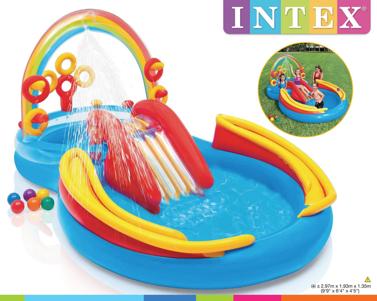 intex inflatable play centre