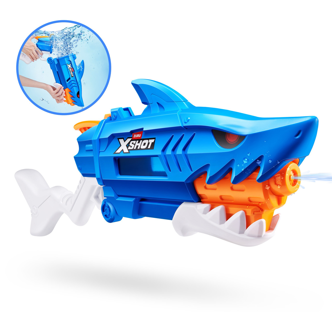 X Shot Water Shark Attack Fast-Fill Water Blaster
