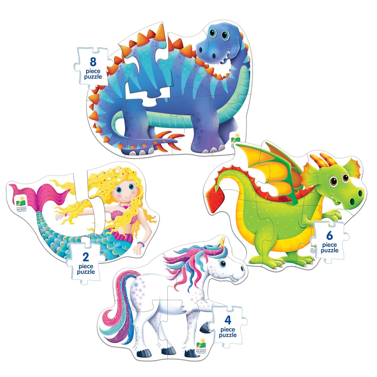 My First Puzzle Sets 4-In-A-Box Puzzles - Fantasy Friends