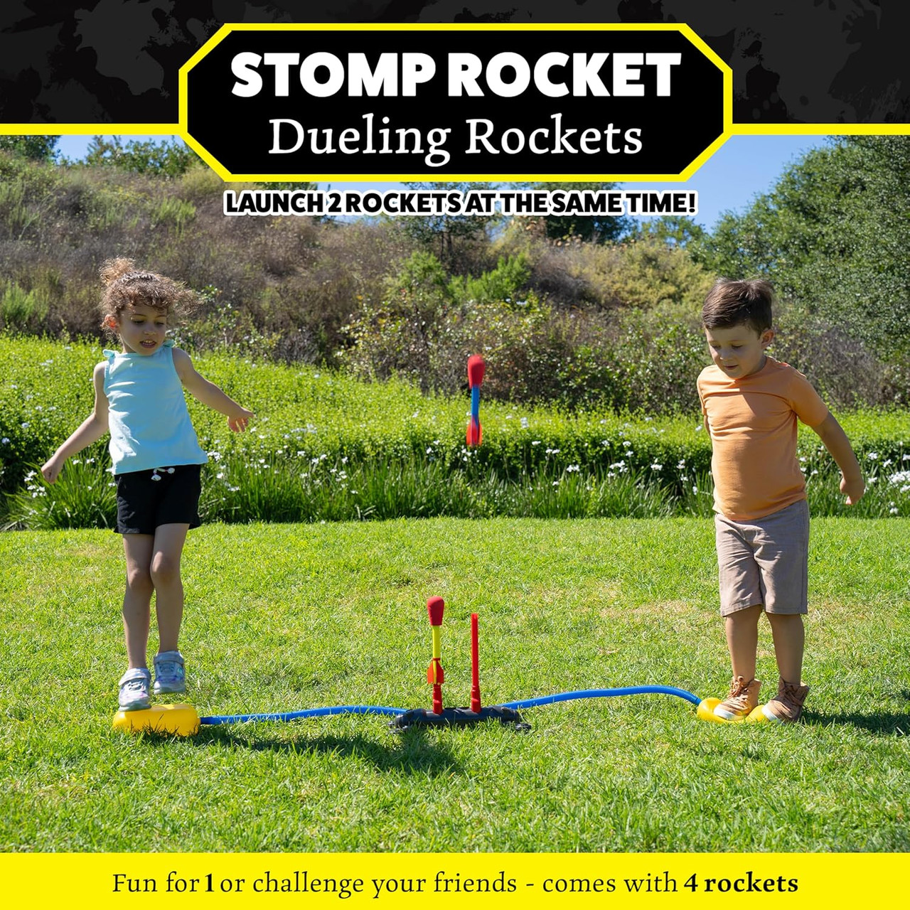 Stomp Rocket Dueling 4 Rockets