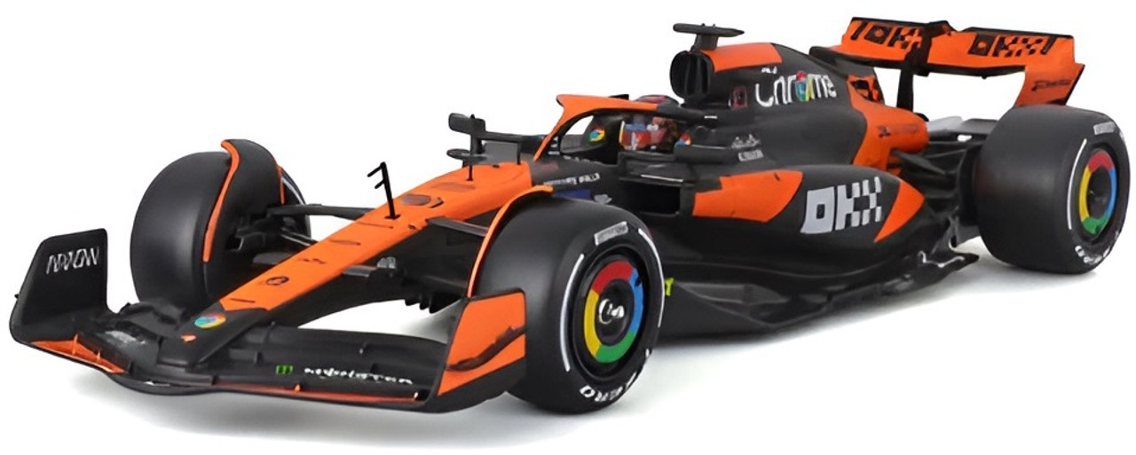 Bburago 2024 Race Model Kit F1 McLaren MCL38 #81 - Piastri with Helmet 1:24