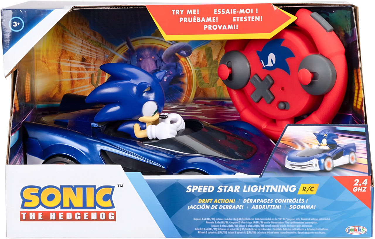 Sonic The Hedgehog Speed Star Lightning Drifting RC