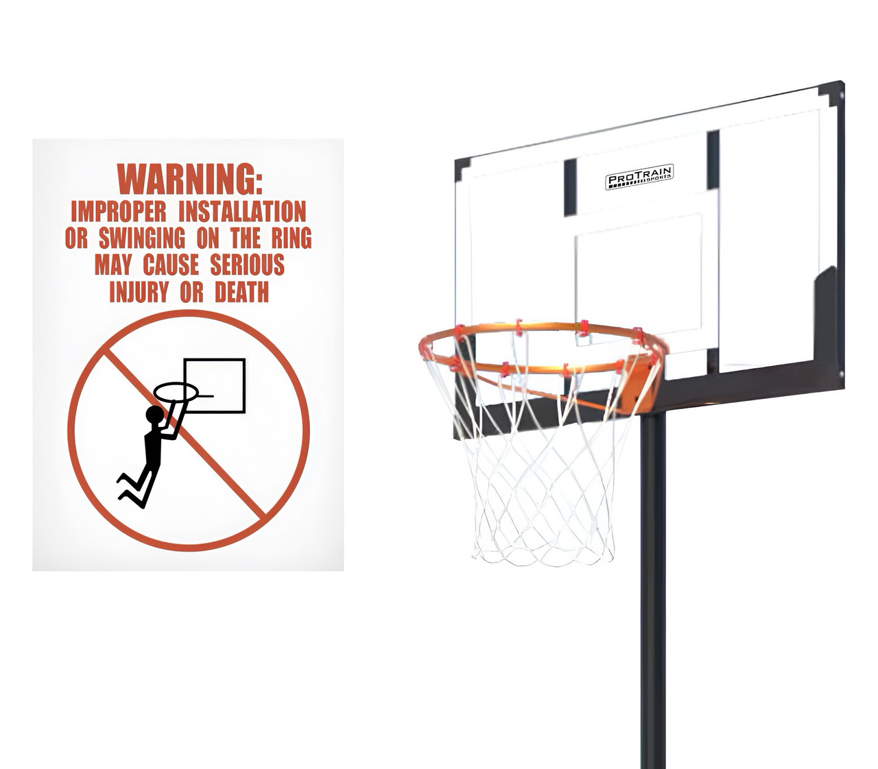 Adjustable Portable Basketball Stand Hoop