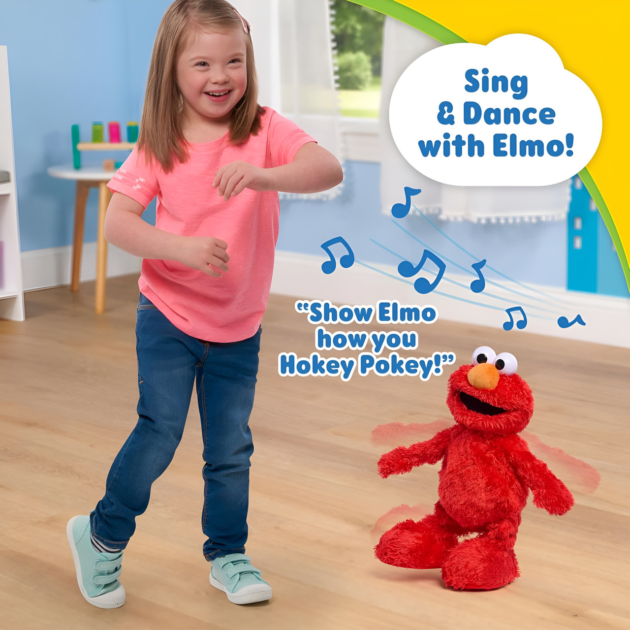Sesame Street - Hokey Pokey Elmo 14 inch Interactive Plush