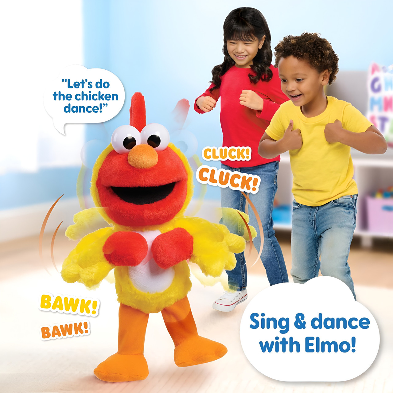 Sesame Street - Chicken Dance Elmo Plush