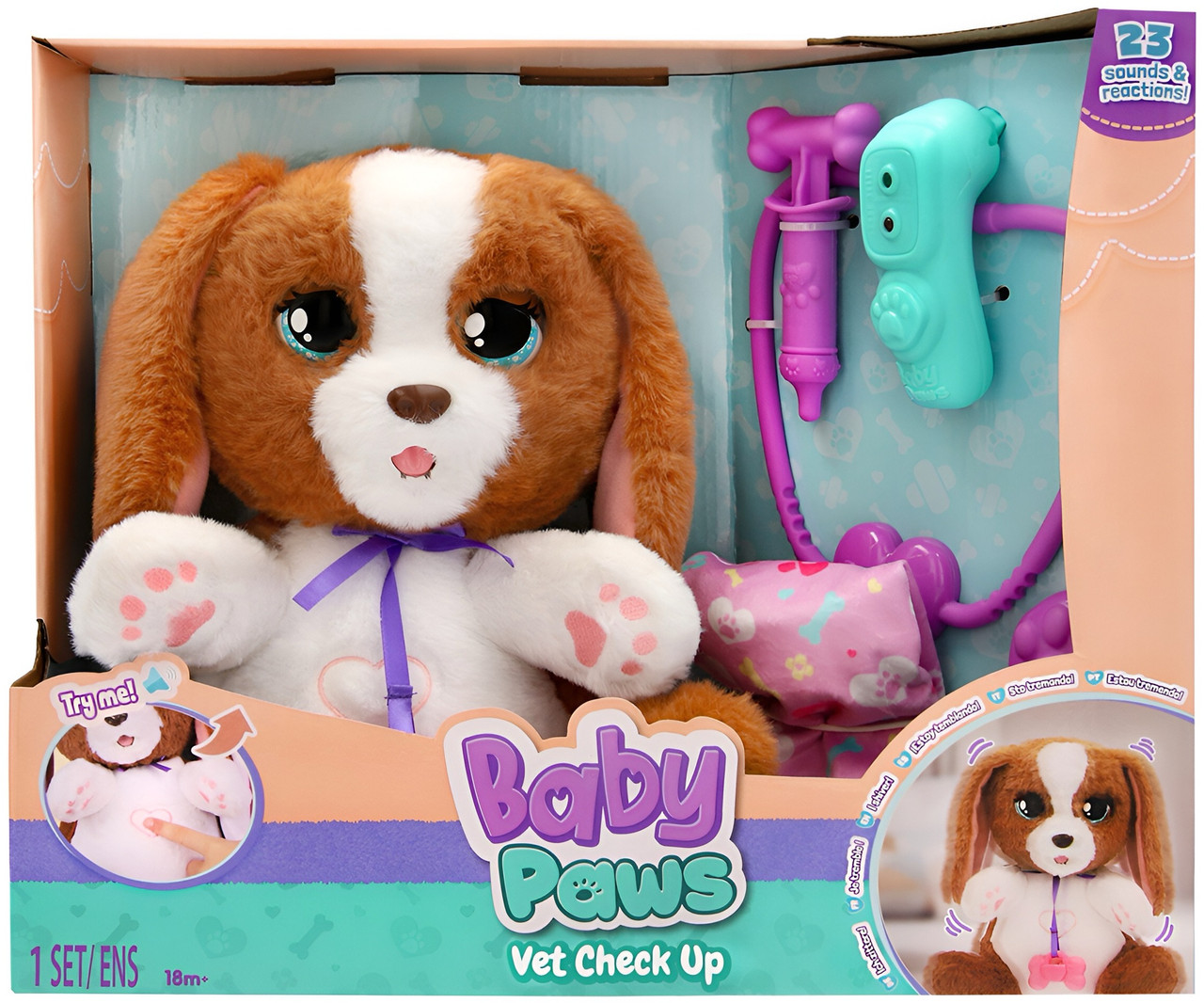 Baby Paws Interactive Playset - Puppy at the Vet