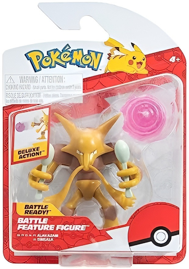 Pokemon Alakazam Battle Feature Figure 4.5 inch