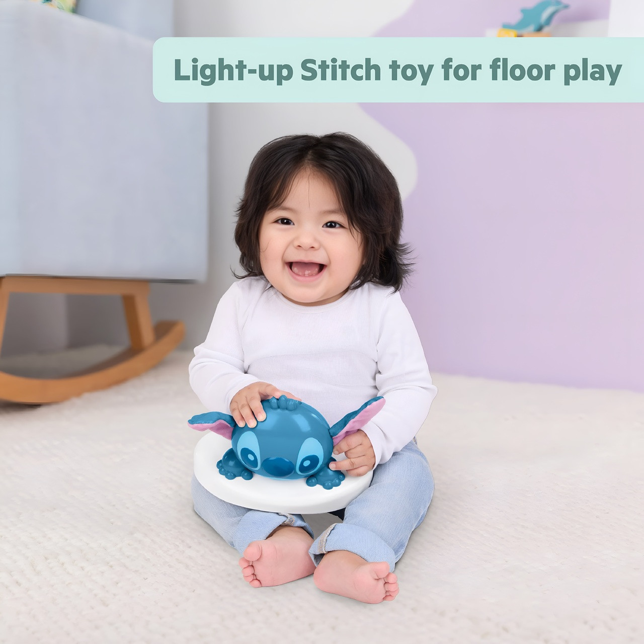 Bright Starts Disney Stitch Little Ohana Baby Activity Jumper